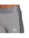 Dámske legíny adidas Loungewear Essentials s 3 prúžkami sivé HE7016